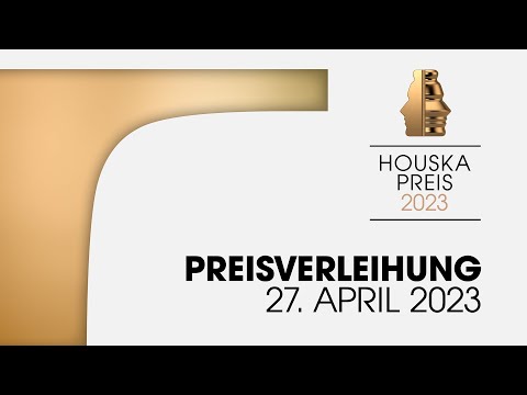 Houskapreis 2023: Livestream der Preisverleihung am 27. April 2023