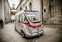 Erster selbstfahrender Minibus in Salzburg