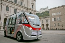 Erster selbstfahrender Minibus in Salzburg