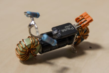 Das fertige Pause-Motorrad