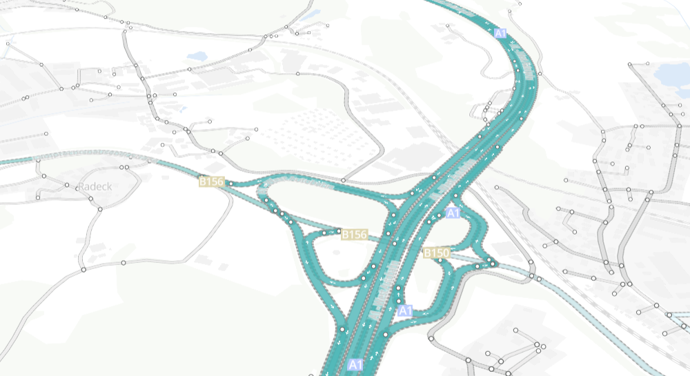 Bewegungsdatenbasierte Bewertung von Verkehrsinfrastrukturen