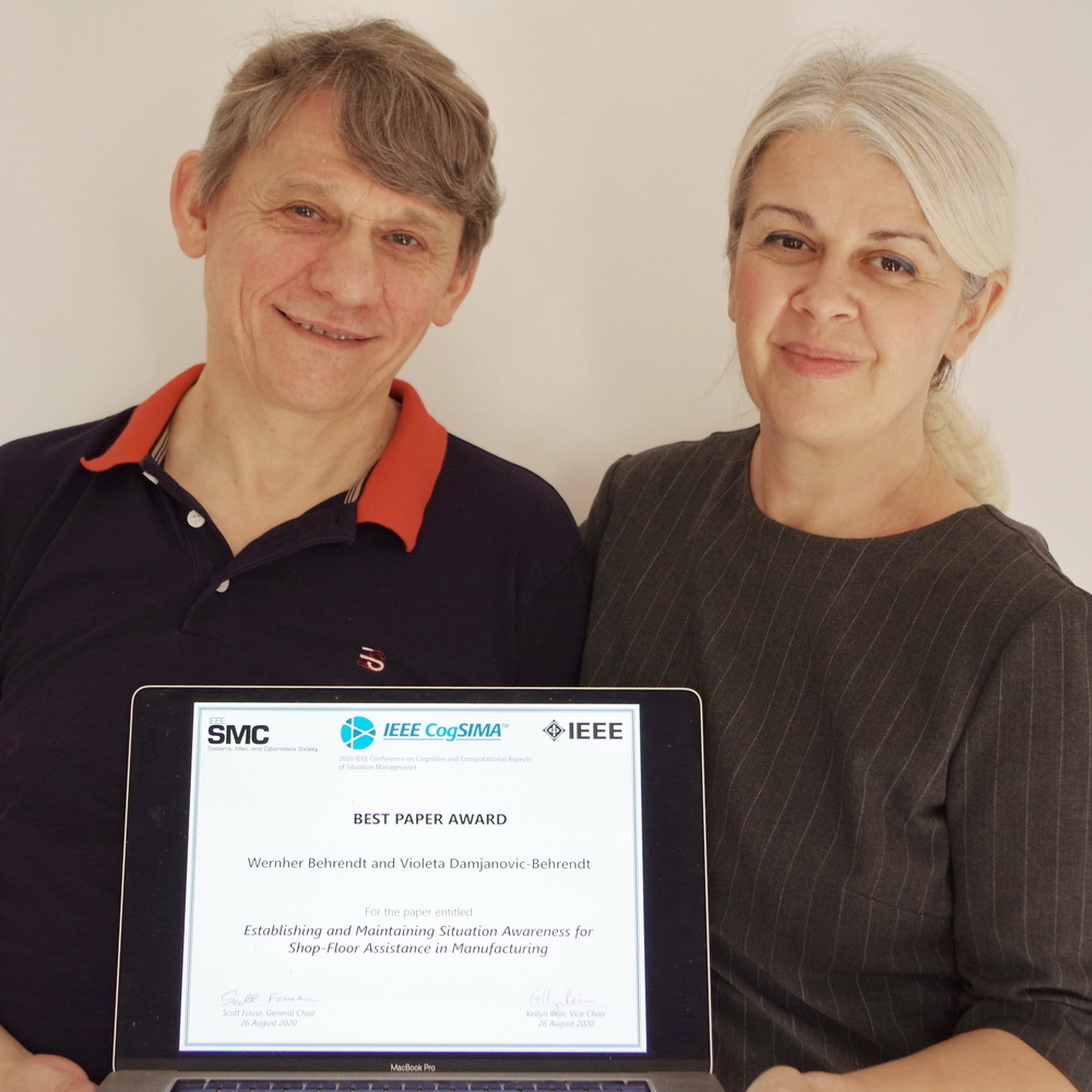 Best Paper Award Wernher Behrendt, Violeta Damjanovic-Behrendt