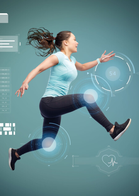Sportliche Höchstleistungen mit digitaler Hilfe: Läuferin