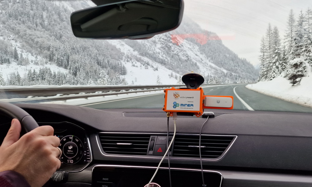 MINER mobile drive test data collection in Austria
