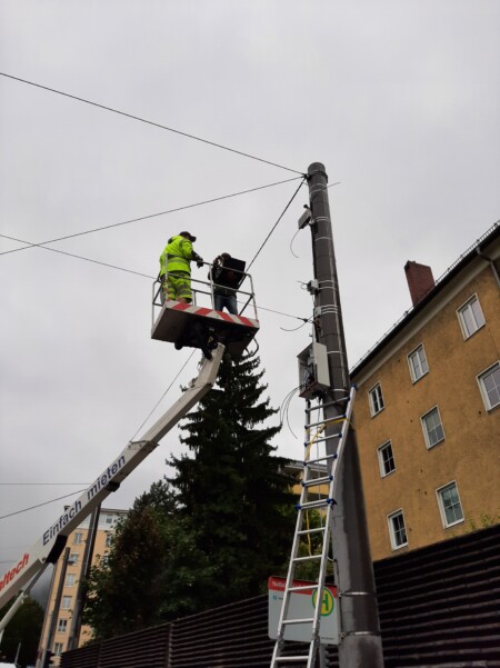 Ausstattung der Testkreuzung in Salzburg © Kapsch TrafficCom