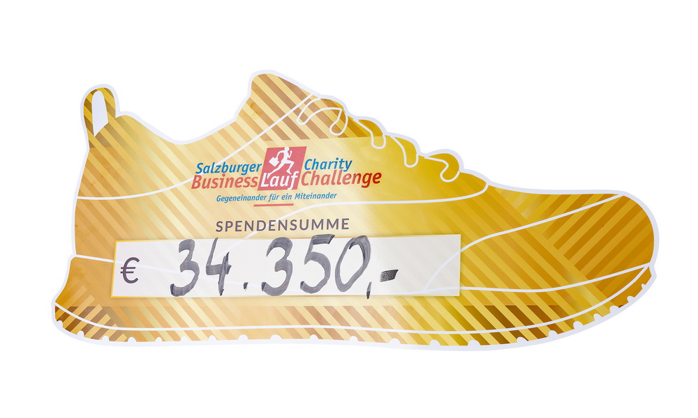 Charity Challenge Spendenscheck 2023