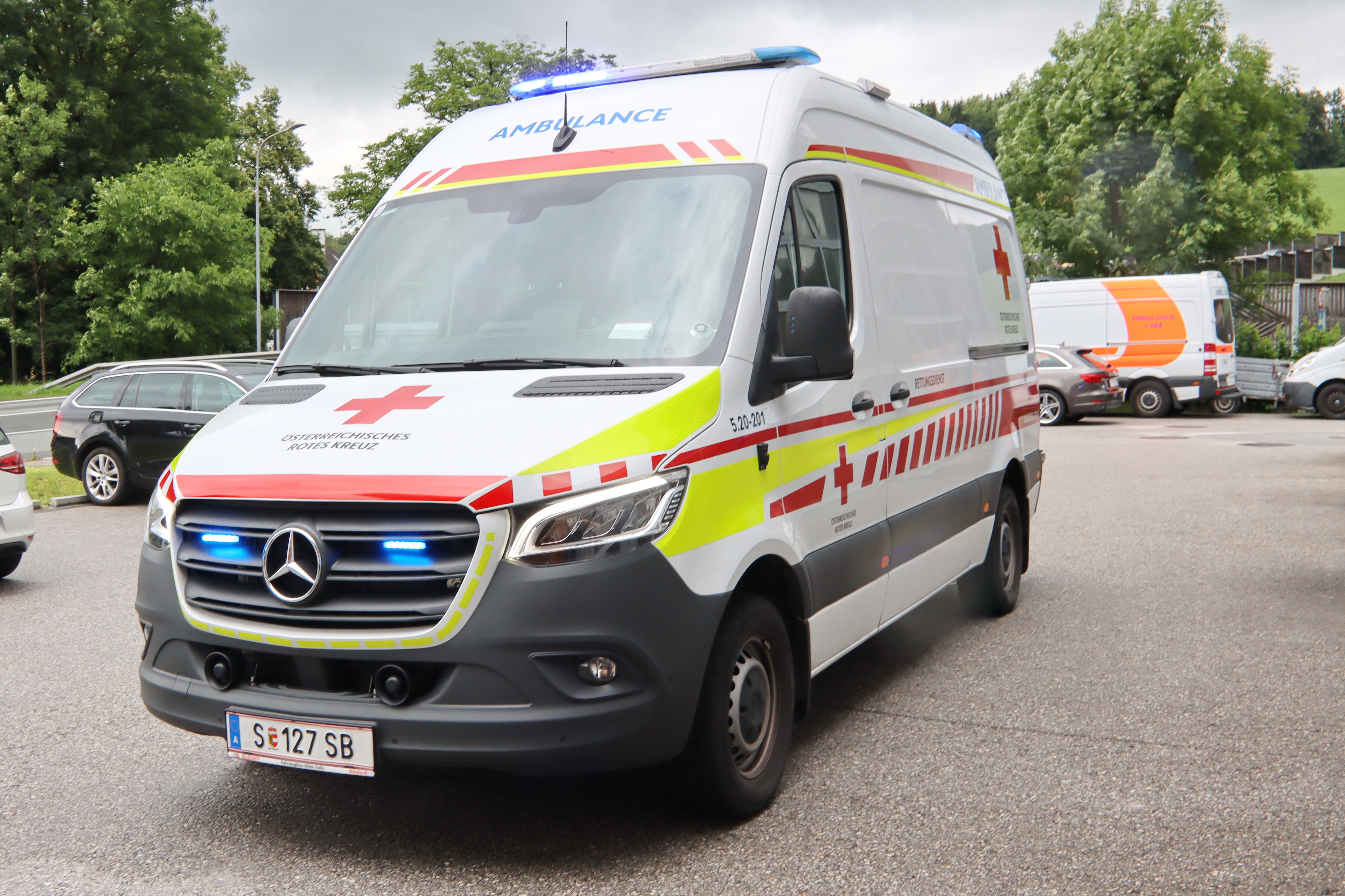 C-ITS-Technologie im Rettungswagen des Roten Kreuz Salzburg