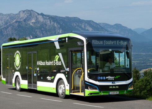 Albus E-Bus am Gaisberg (c) Albus Salzburg/Scheinast.com