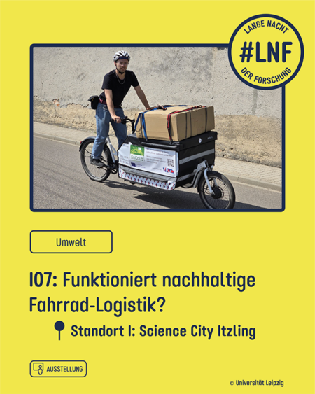 Station 07: Eine Studie von Salzburg Research zeigt, wie nachhaltigere Zustellung auf der „letzten Meile“ durch Lastenrad-Logistik, geeignete Abholstationen und interaktive Tools verbessert werden kann.