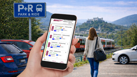 Ein Echtzeit-Dashboard zeigt für sechs Pendelkorridore rund um Salzburg aktuelle Fahrzeiten, Störungen und verfügbare Park+Ride-Plätze und ermöglicht den Live-Vergleich von Auto und Öffis.