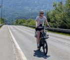 Forschungsfahrrad Bikealyze NEXUS bei Testfahrten in Vorarlberg