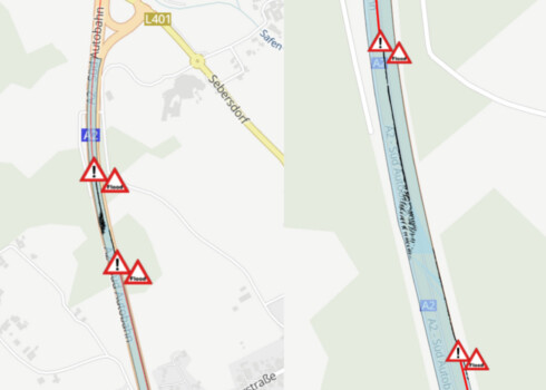 Digitaler Zwilling warnt vor Aquaplaning