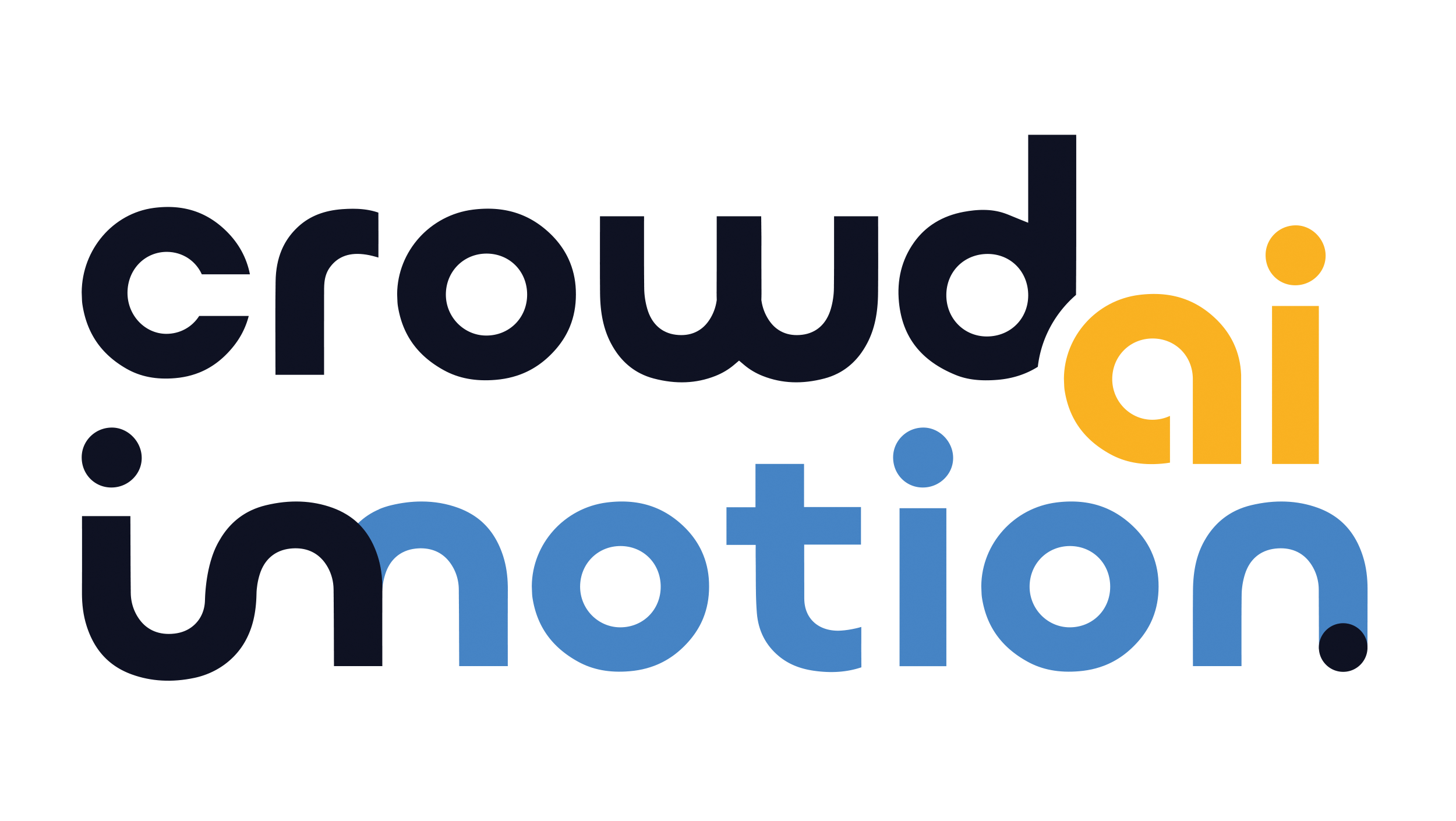 Crowd in Motion - AI Logo