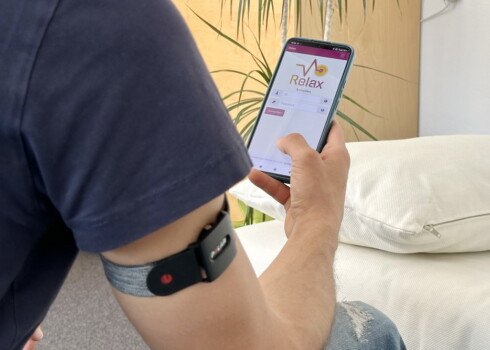 RELAX: individuelle Stressmessung mit Sensor und App