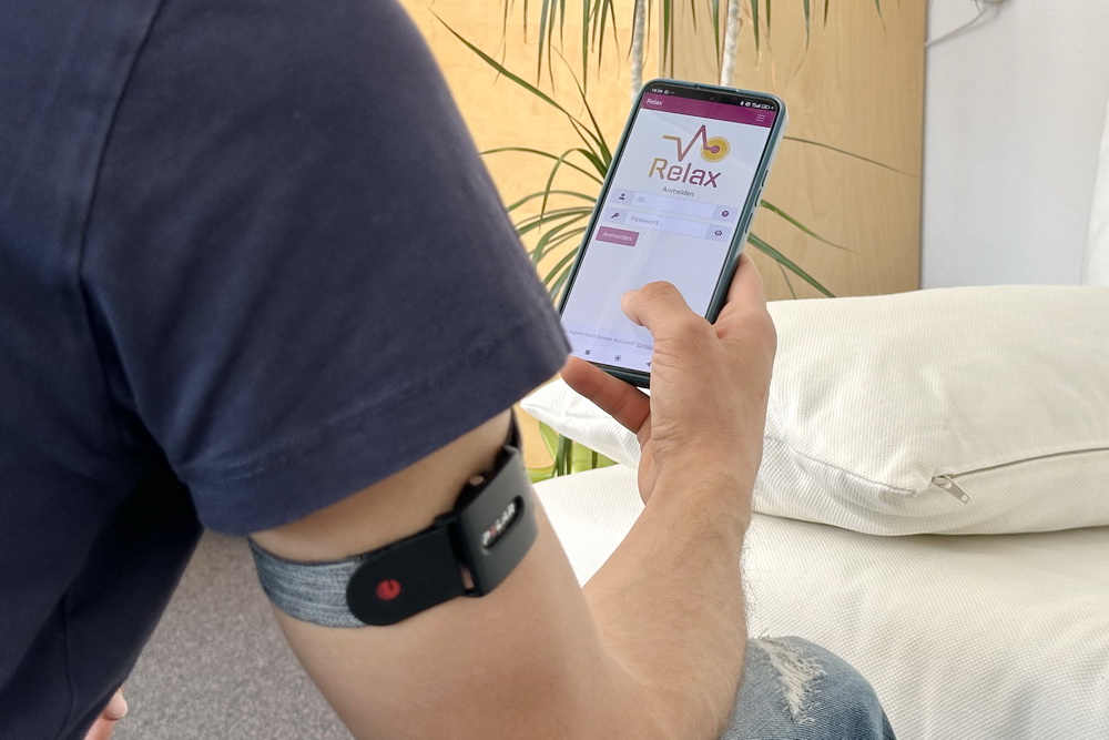 RELAX: individuelle Stressmessung mit Sensor und App